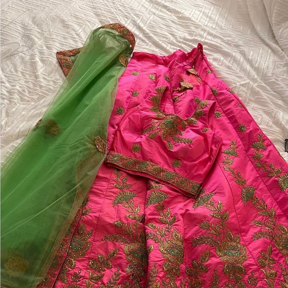Pink Indian Lehenga